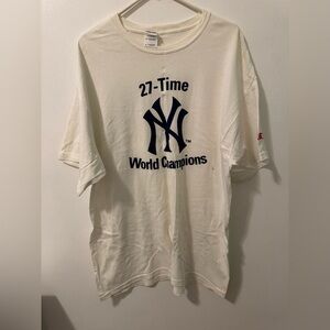 NYY Fan Appreciation Giveaway Shirt - 27 Time World Champions - Size XL